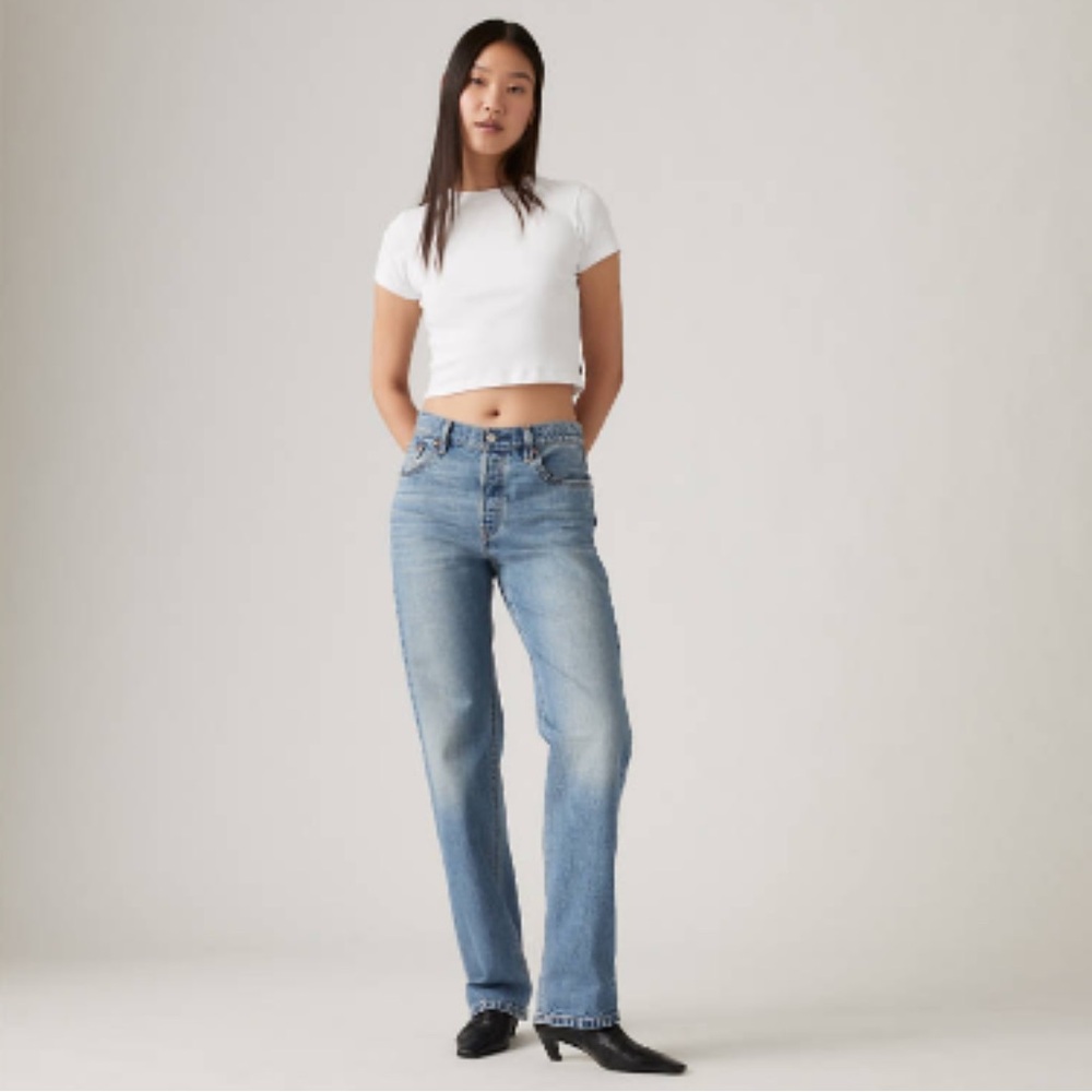 Levi's 501 Button Fly 90's style Medium Wash 30 x 32 Jeans